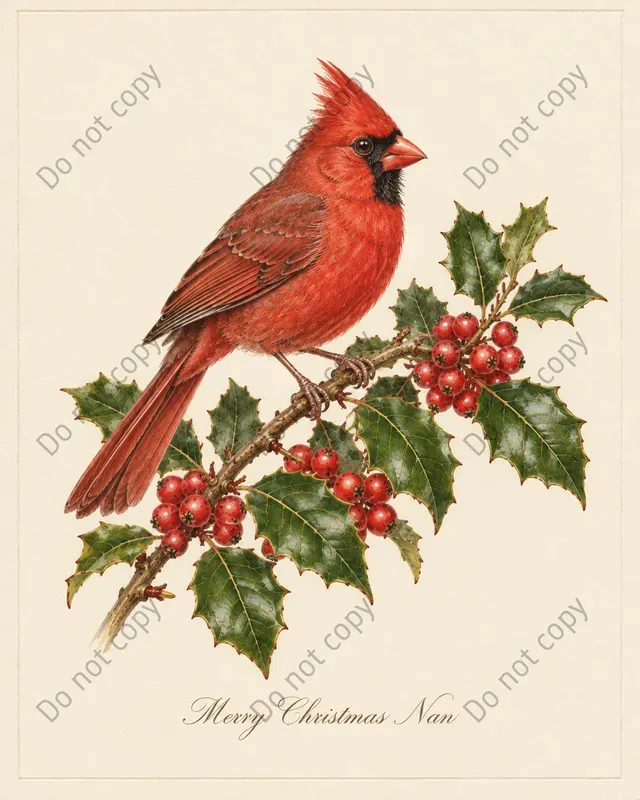 Birth Month Bird Art Prints