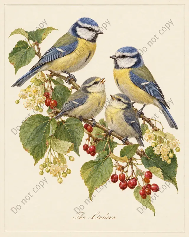 Birth Month Bird Art Prints