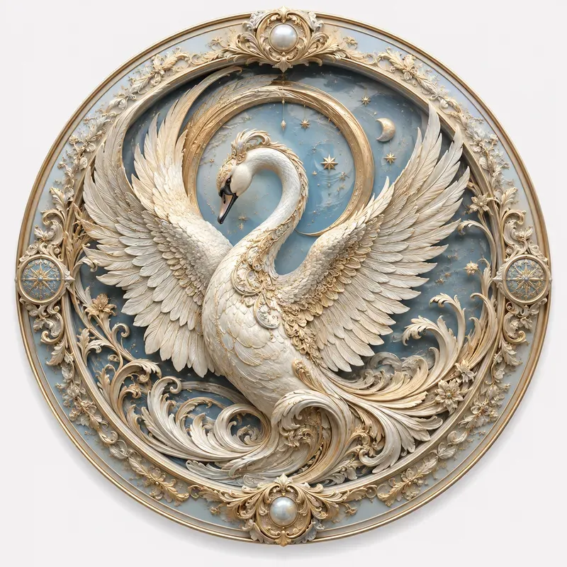 Antique Fantasy Relief Medallions