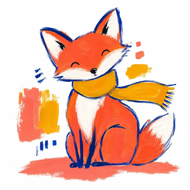 Bold Minimalist Acrylic Sketches