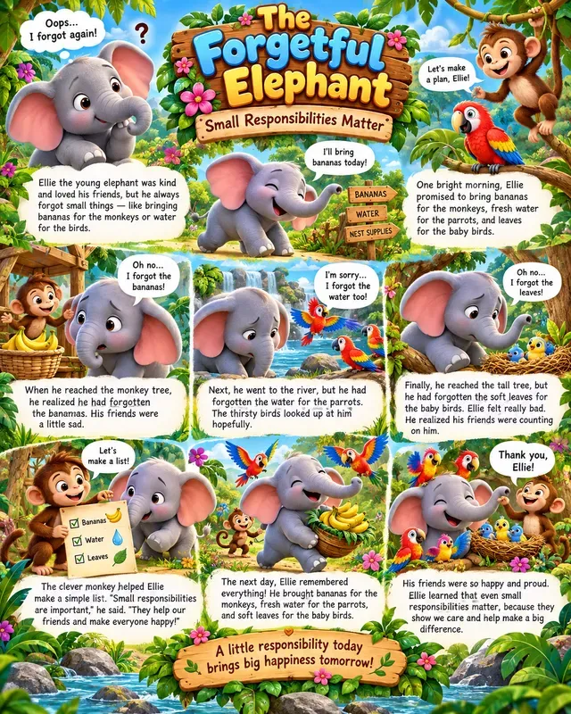 Whimsical Moral Storybook Posters