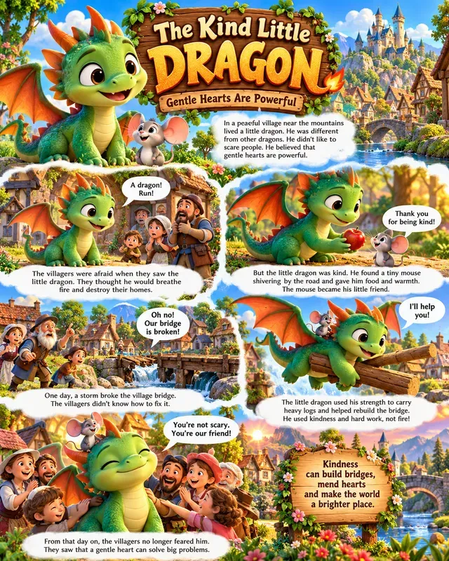 Whimsical Moral Storybook Posters