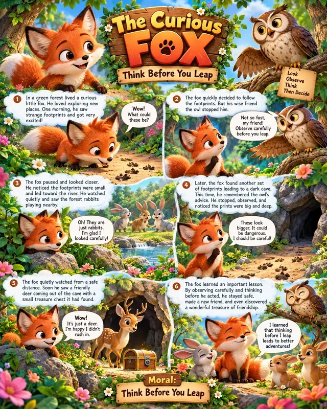 Whimsical Moral Storybook Posters