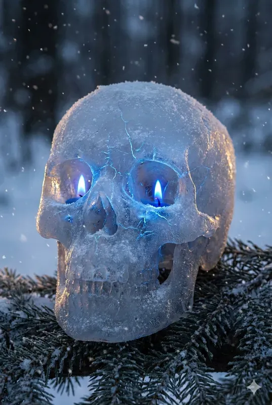 Frozen Flame Organ Glowing Anatomy
