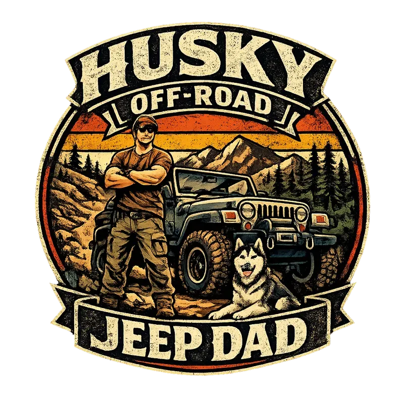 Retro Vintage Dog Dad Garage Clubs
