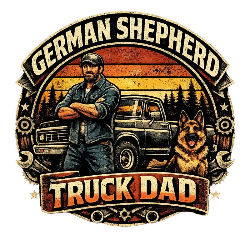Retro Vintage Dog Dad Garage Clubs