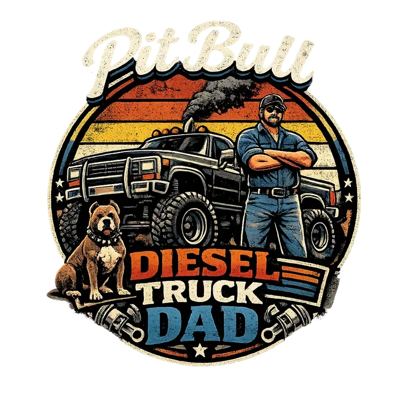 Retro Vintage Dog Dad Garage Clubs