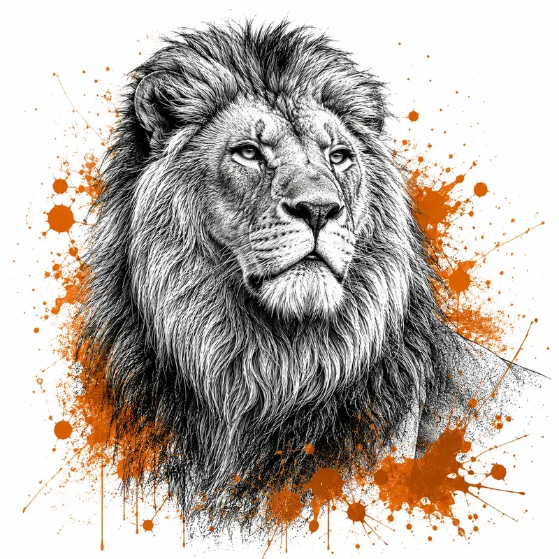 Wildlife Watercolor Ink Art Prints