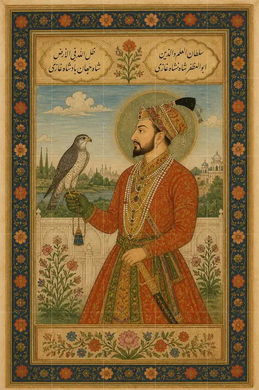 Mughal Style Portrait Art