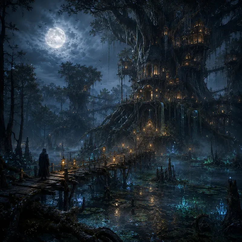 Moonlit Dark Realms