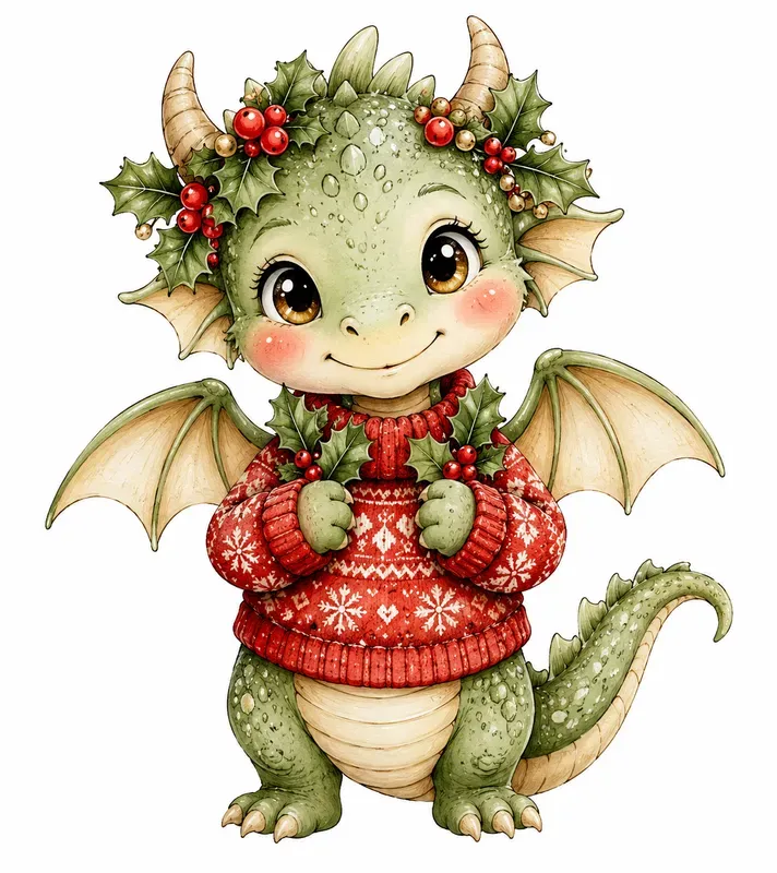 Christmas Animals Kids Cliparts