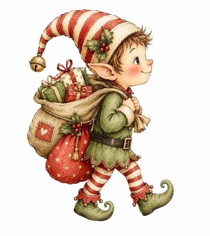 Christmas Animals Kids Cliparts
