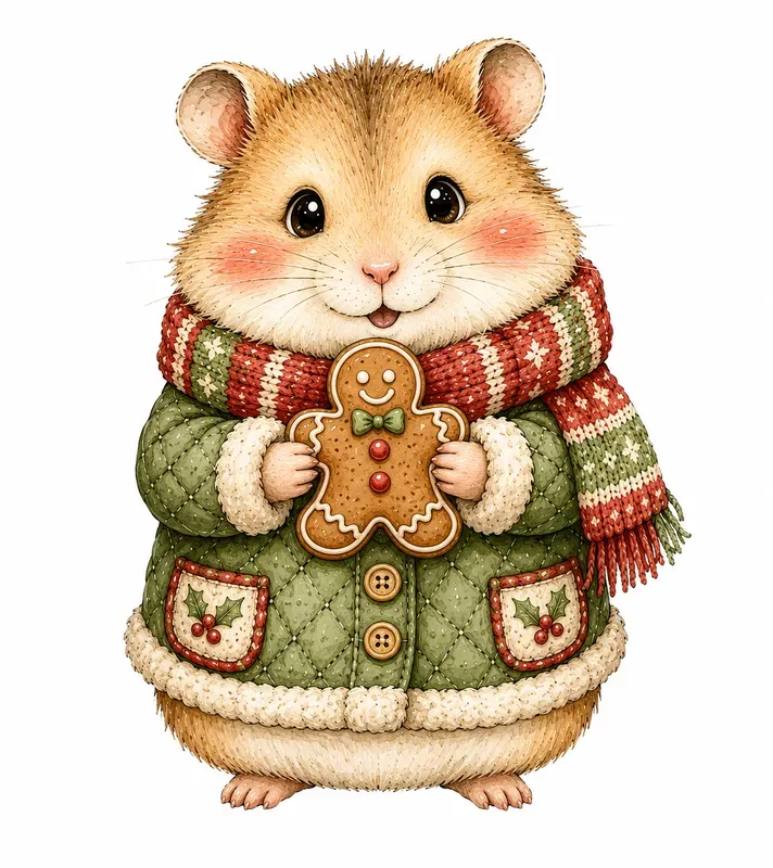 Christmas Animals Kids Cliparts