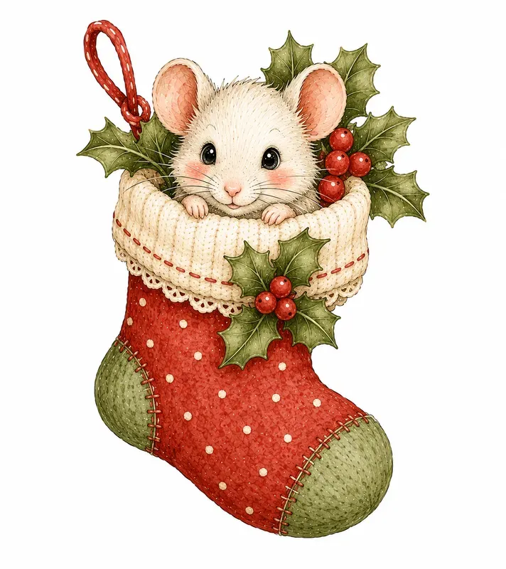 Christmas Animals Kids Cliparts