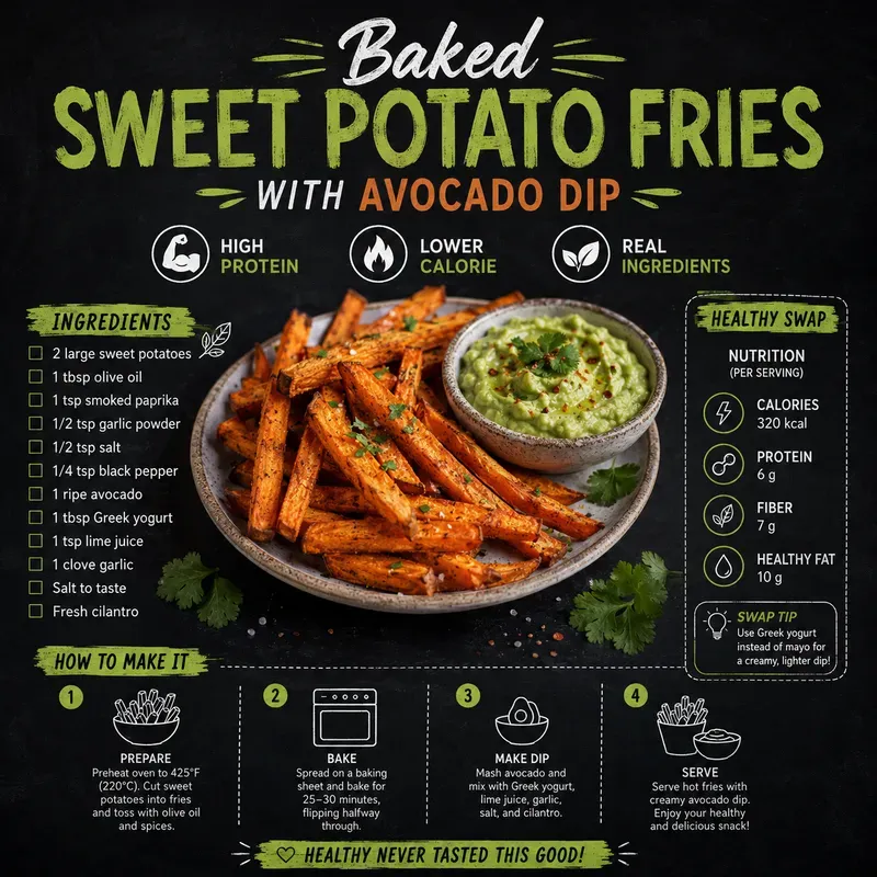 Healthy Swap Recipe Infographics