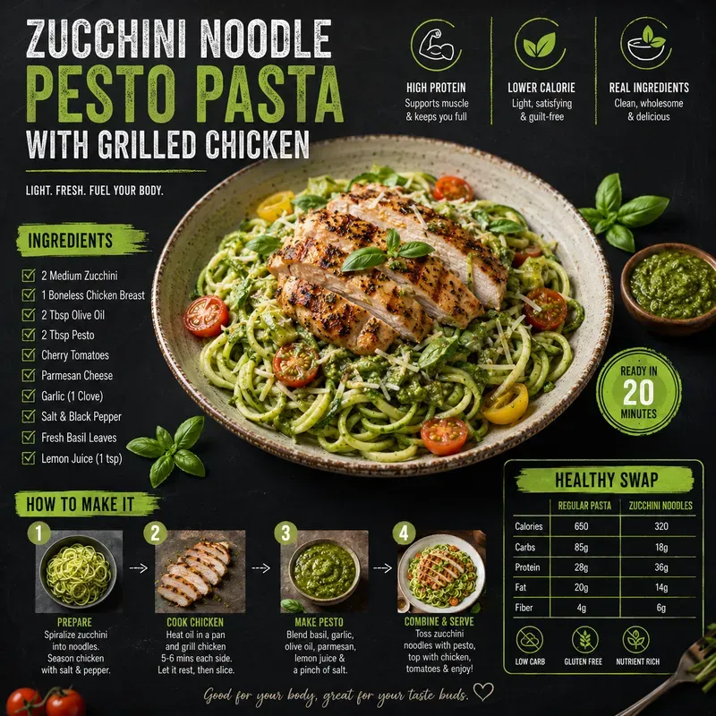 Healthy Swap Recipe Infographics