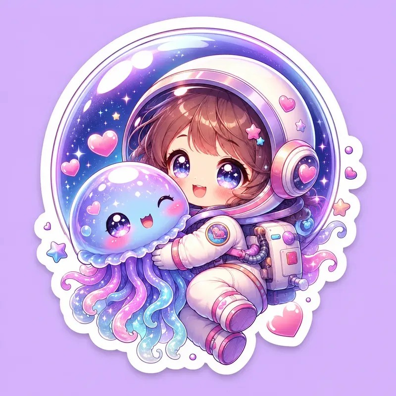 Adorable Chibi Buddy Sticker Packs
