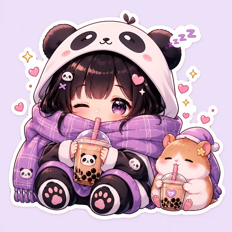 Adorable Chibi Buddy Sticker Packs