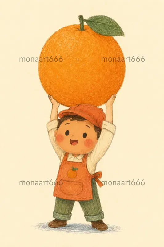 Mediterranean Pastel Naive Illustrations