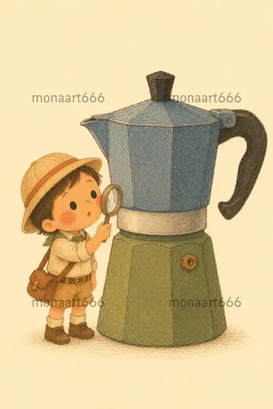 Mediterranean Pastel Naive Illustrations