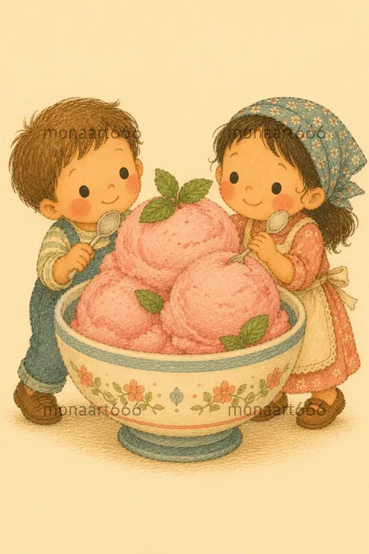 Mediterranean Pastel Naive Illustrations