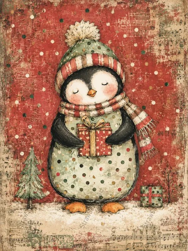 Cute Christmas Character Junk Journals