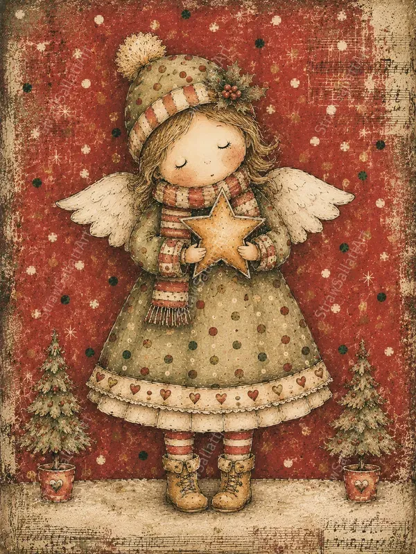 Cute Christmas Character Junk Journals