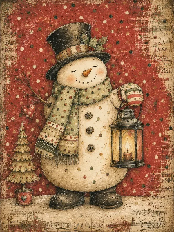 Cute Christmas Character Junk Journals