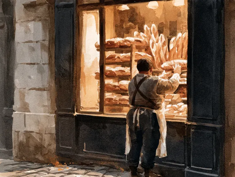 Daily Life Watercolor Art Generator