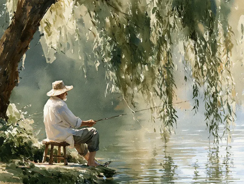 Daily Life Watercolor Art Generator