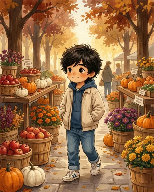 Autumn Childrens Book Illustrations