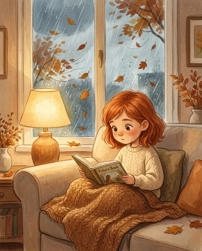 Autumn Childrens Book Illustrations