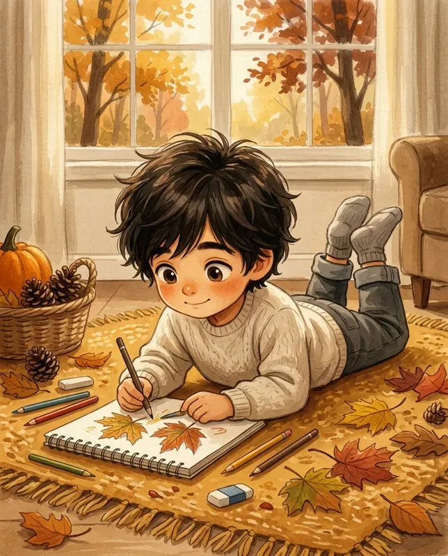 Autumn Childrens Book Illustrations