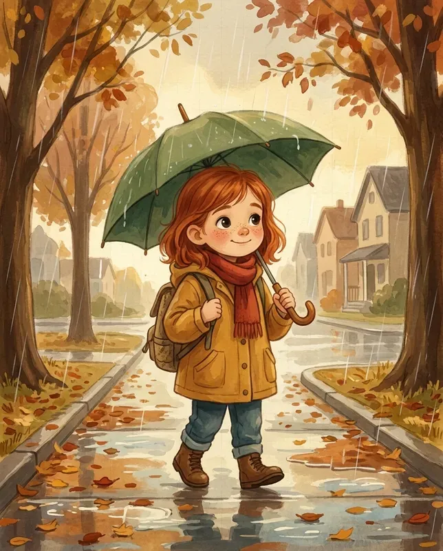 Autumn Childrens Book Illustrations