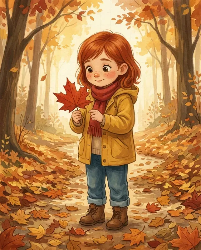 Autumn Childrens Book Illustrations