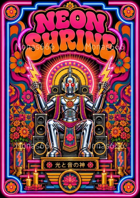 Absurdist Kitsch Shrine Posters