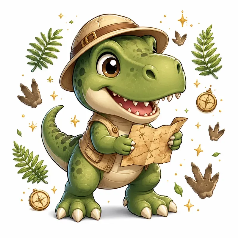 Cute Dinosaur Mascot Generator