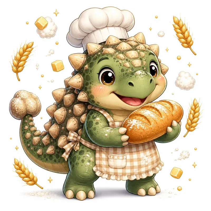 Cute Dinosaur Mascot Generator