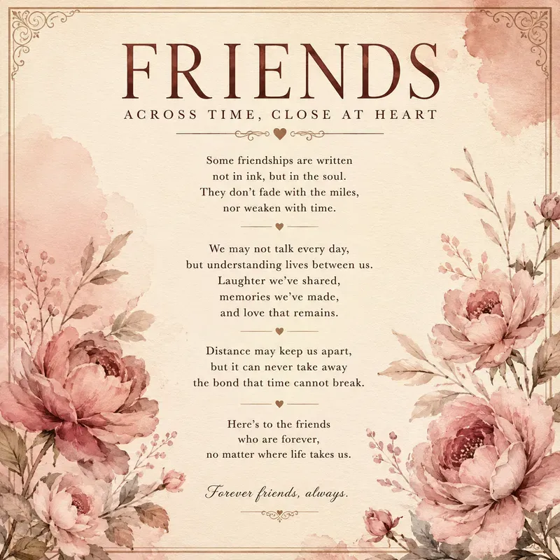 Elegant Memorial Poetry Poster Generator