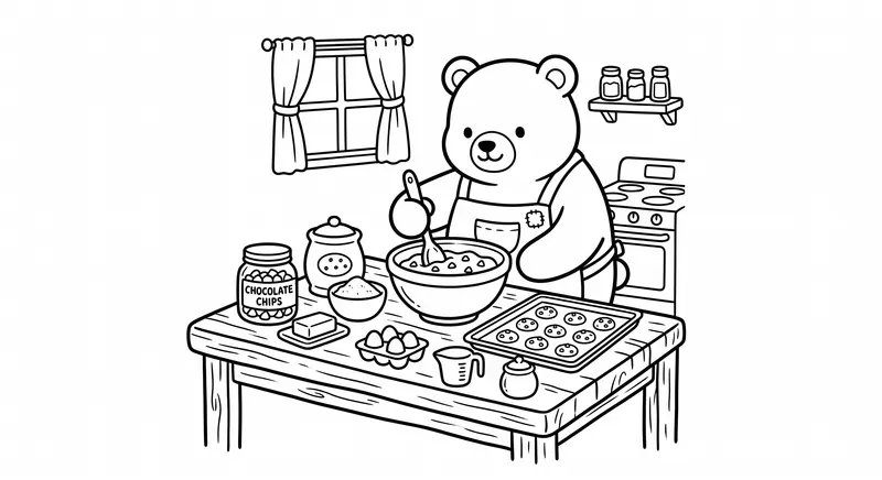 Cozy Kawaii Coloring Pages