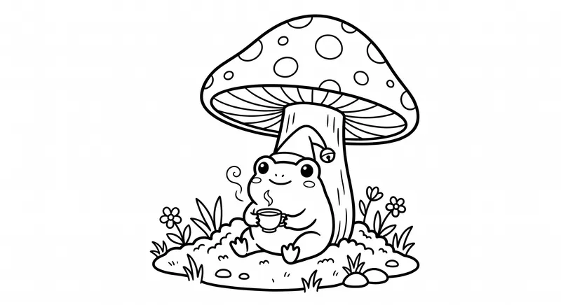 Cozy Kawaii Coloring Pages