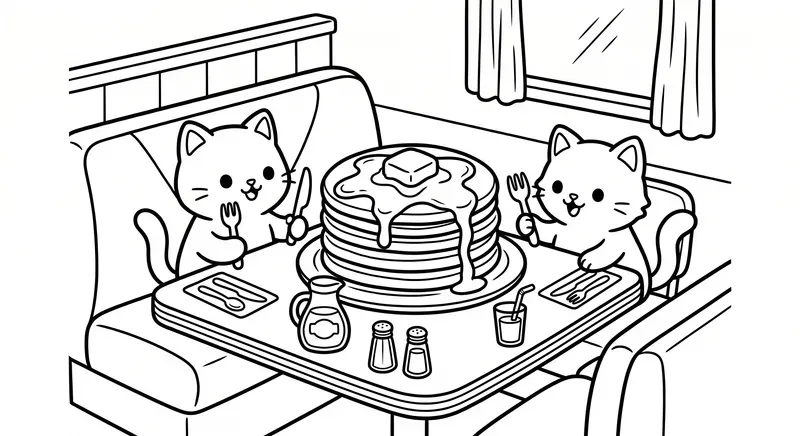Cozy Kawaii Coloring Pages