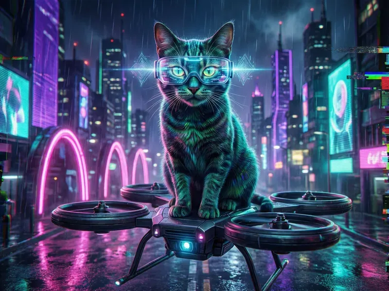 Neon Bestiary Synthwave Guardians
