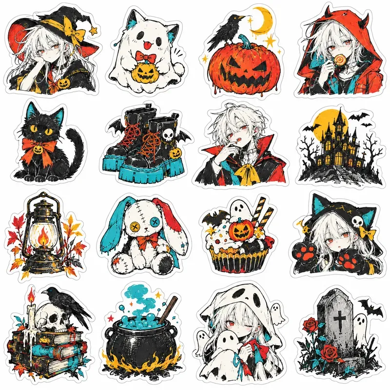 Pop Sketches And Girls Stickers