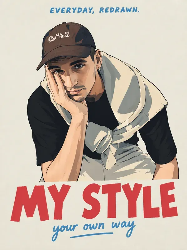 Photos To Fashion Comic Posters