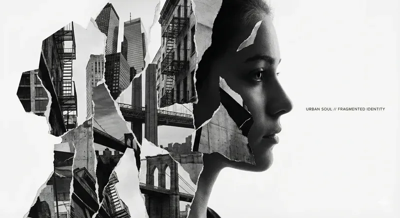 Fragmented Identity Collage Portraits