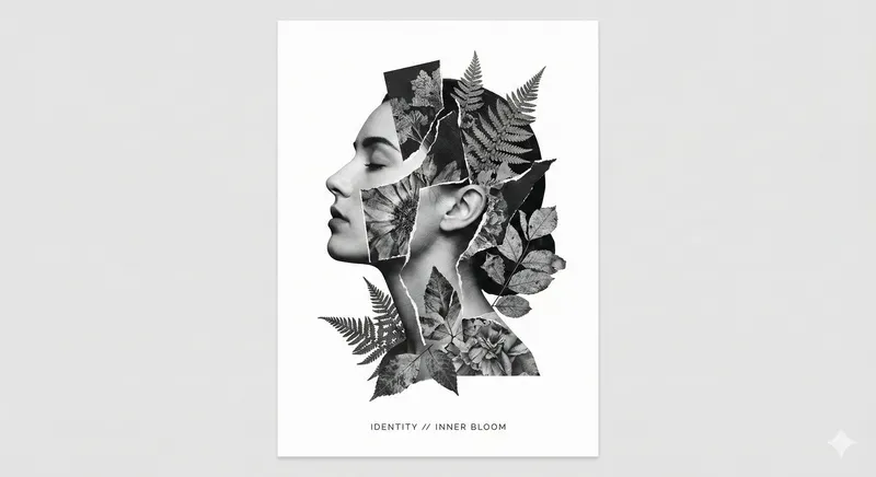 Fragmented Identity Collage Portraits