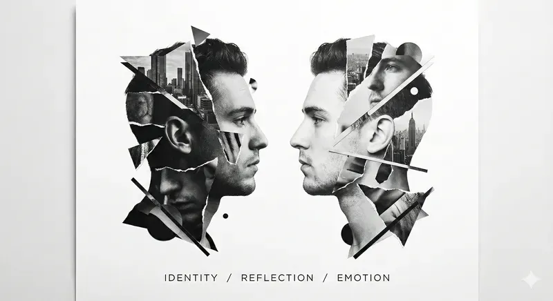 Fragmented Identity Collage Portraits