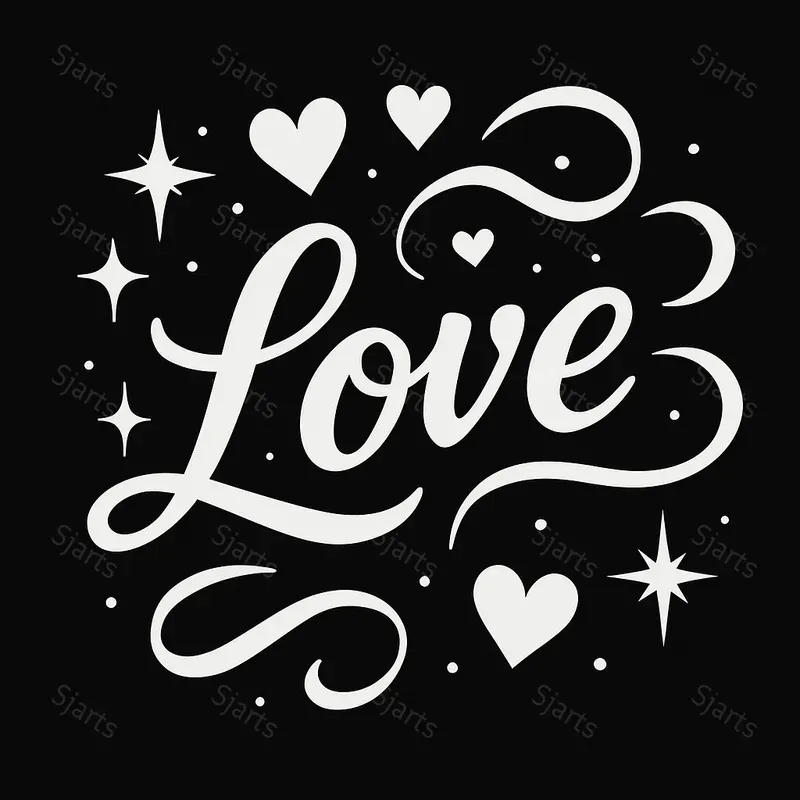 Cursive Word Art Tees