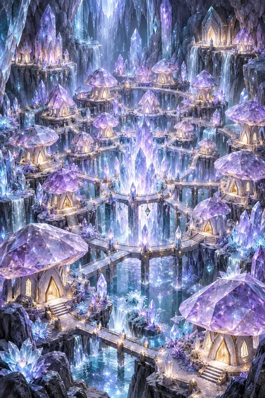 Enchanted Mushroom Village Worlds